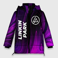 Женская зимняя куртка Linkin Park violet plasma