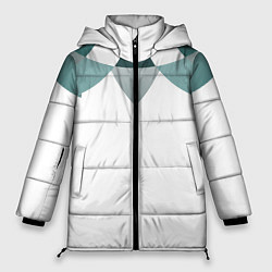 Куртка зимняя женская Геометрическая сова, цвет: 3D-светло-серый