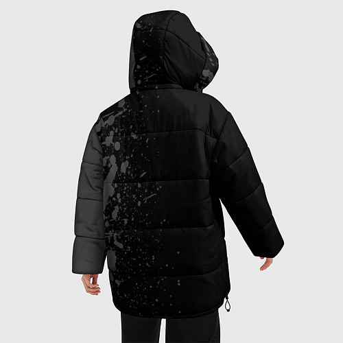 Женская зимняя куртка Darling in the FranXX glitch на темном фоне: по-ве / 3D-Черный – фото 4