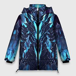 Куртка зимняя женская Голубой разлом, цвет: 3D-светло-серый