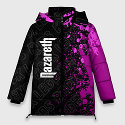 Куртка зимняя женская Nazareth rock legends: по-вертикали, цвет: 3D-черный