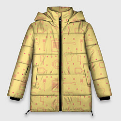 Куртка зимняя женская Поварёнок, цвет: 3D-красный
