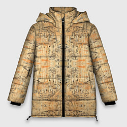 Куртка зимняя женская Пески Египта, цвет: 3D-светло-серый