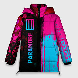 Женская зимняя куртка Paramore - neon gradient: по-вертикали