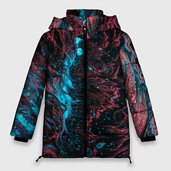 Куртка зимняя женская Abstract divorces, цвет: 3D-черный