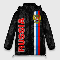 Женская зимняя куртка Russia black style