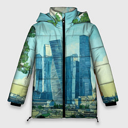 Женская зимняя куртка Москва-сити Ван Гог