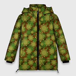 Куртка зимняя женская Вирус - камуфляж, цвет: 3D-светло-серый