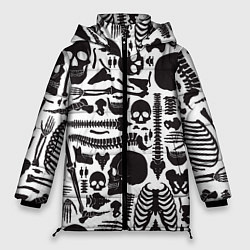 Женская зимняя куртка Human osteology