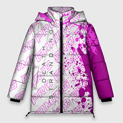 Куртка зимняя женская Death Stranding pro gaming: по-вертикали, цвет: 3D-черный