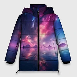 Куртка зимняя женская Space and islands, цвет: 3D-светло-серый