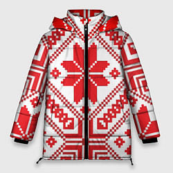 Куртка зимняя женская Национальный, цвет: 3D-черный