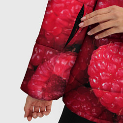 Куртка зимняя женская Малина - паттерн, цвет: 3D-красный — фото 2