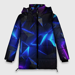 Женская зимняя куртка Blue dark neon