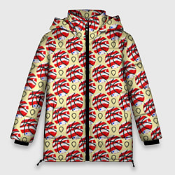 Куртка зимняя женская Силуэт мяча, цвет: 3D-светло-серый