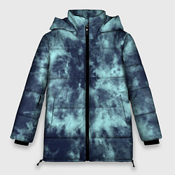 Куртка зимняя женская Tie-Dye дизайн, цвет: 3D-черный