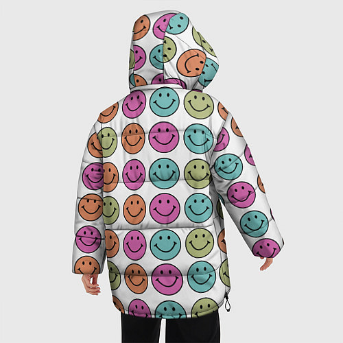 Женская зимняя куртка Smiley face / 3D-Черный – фото 4