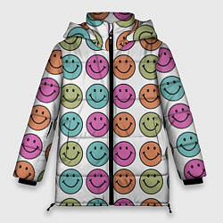 Женская зимняя куртка Smiley face