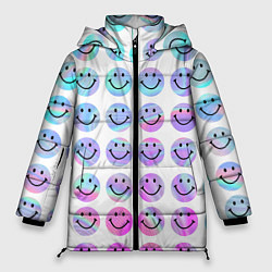 Женская зимняя куртка Smiley holographic