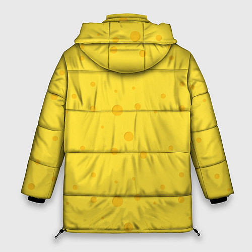 Женская зимняя куртка Желтый сыр / 3D-Красный – фото 2