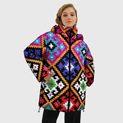 Куртка зимняя женская Колорит, цвет: 3D-черный — фото 2
