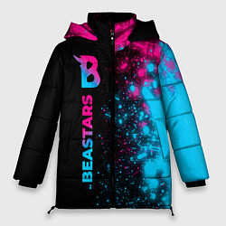 Женская зимняя куртка Beastars - neon gradient: по-вертикали