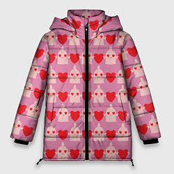 Куртка зимняя женская Безопасный секс, цвет: 3D-красный
