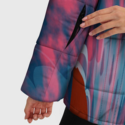 Куртка зимняя женская Глиняные облака, цвет: 3D-красный — фото 2