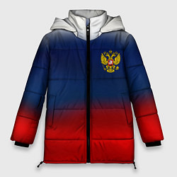 Женская зимняя куртка Символика России герб