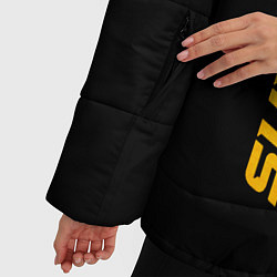 Куртка зимняя женская Suzuki - gold gradient: по-вертикали, цвет: 3D-черный — фото 2