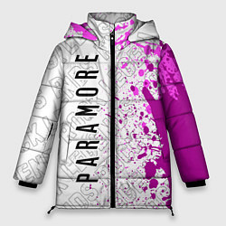 Женская зимняя куртка Paramore rock legends: по-вертикали