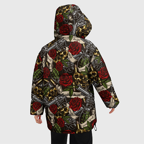 Женская зимняя куртка Гангстер / 3D-Черный – фото 4