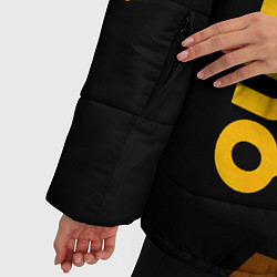 Куртка зимняя женская Quake - gold gradient вертикально, цвет: 3D-черный — фото 2