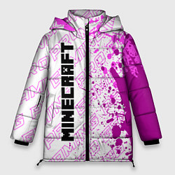 Женская зимняя куртка Minecraft pro gaming по-вертикали