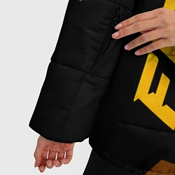 Куртка зимняя женская Fiat - gold gradient вертикально, цвет: 3D-черный — фото 2