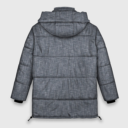 Женская зимняя куртка Текстура серый однотонный / 3D-Светло-серый – фото 2