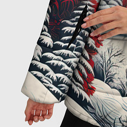 Куртка зимняя женская Зимнее чудо, цвет: 3D-светло-серый — фото 2