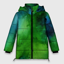 Куртка зимняя женская Акварелика, цвет: 3D-черный