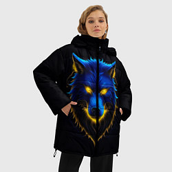 Куртка зимняя женская Синий хищник, цвет: 3D-черный — фото 2