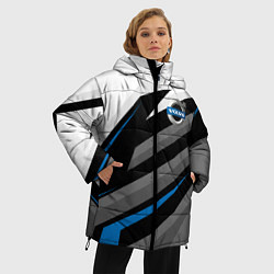 Куртка зимняя женская Volvo - blue sport, цвет: 3D-светло-серый — фото 2