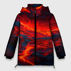 Куртка зимняя женская Текущая магма, цвет: 3D-черный