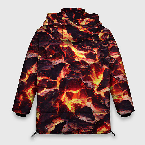 Женская зимняя куртка Бурлящая лава / 3D-Красный – фото 2