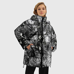 Куртка зимняя женская Белый лес камуфляж, цвет: 3D-светло-серый — фото 2
