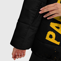 Куртка зимняя женская Pantera - gold gradient вертикально, цвет: 3D-черный — фото 2