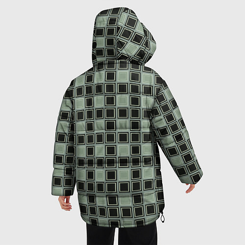 Женская зимняя куртка Brick game - узор / 3D-Черный – фото 4