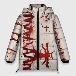 Куртка зимняя женская Основной закон, цвет: 3D-красный
