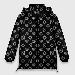 Куртка зимняя женская Sessanta Nove pattern, цвет: 3D-черный