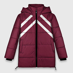 Куртка зимняя женская Бордовая кофта костюм Марата - слово пацана сериал, цвет: 3D-красный