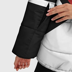 Куртка зимняя женская Советский спорт с полосами, цвет: 3D-светло-серый — фото 2