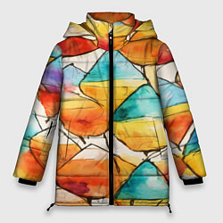 Куртка зимняя женская Фонарики, цвет: 3D-черный